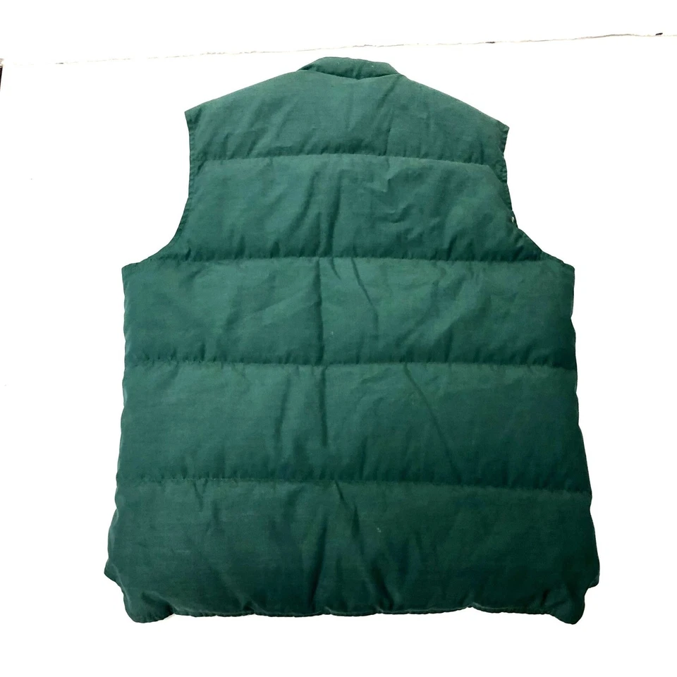 Chaleco De Colección Años 80 Rainier Para Hombre Verde Prime GOOSE DOWN PUFFER Nieve Esquí L Foto 2 de 4