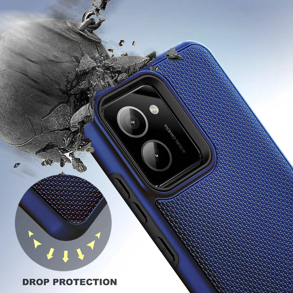 Funda híbrida para teléfono HMD Vibe (Nokia N159V TA-1590) + Protector de pantalla Foto 3 de 4