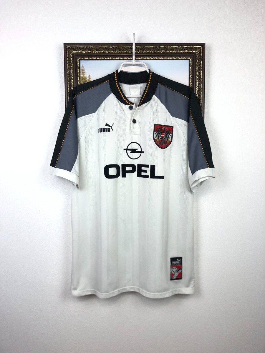 1997-98オーストリア代表 Puma サッカーシャツ　ドイツ代表 Austria Home football shirt 1999 Soccer Puma Jersey Mens Trikot
