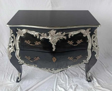 Royal Antique Chest of Drawers Sideboard Baroque Louise Seize Rococo Style Sideboard 93cm