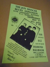 RARE Jon Spencer Blues Explosion R.L. Burnside CONCERT FLYER POSTER tour 1996 OK