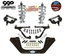 67-70 FORD MUSTANG SUBFRAME KIT TUBULAR COIL OVER SUSPENSION 350LB USA MADE BLK