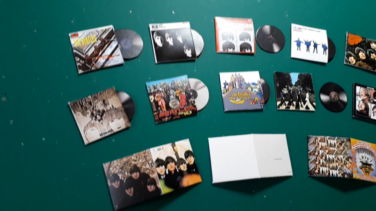 13 Record Miniature. Beatles Collection. All studio Album