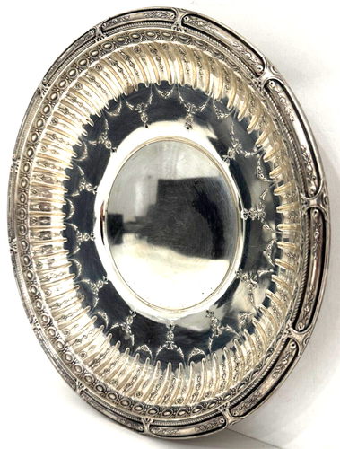 Sterling Silber Gorham Marie Antoinette Stil TELLER Gemüseschale 11 x 1,75 Zoll