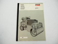 Ammann Duomat DVK 223 Walze Betriebshandbuch Wartung Operating Instructions 1989