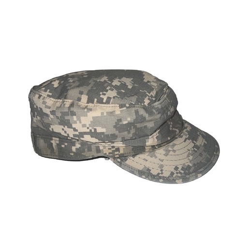 Military Patrol Cap, SEKRI Industries, Sz 7 3/8, Digital Camo, Cotton Blend