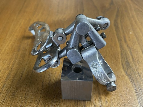 1978 Campagnolo Nuovo Record 4-Loch Umwerfer 28,6 Clamp Bottom Pull - Bild 3 von 5