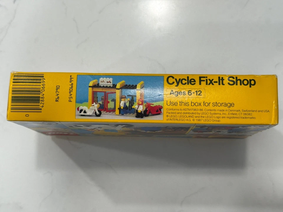 LEGO 6699 Cycle Fix-It Shop – 1987 – Brand New Sealed – Vintage Town Classic – R - Image 3 of 4