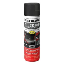 Black Truck Bed Liner Trailer Coating Spray Protection Automotive Paint 15oz