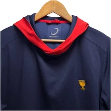 Zero Restriction Mens Large Navy/Red President's Cup USA Performance Golf Hoodie