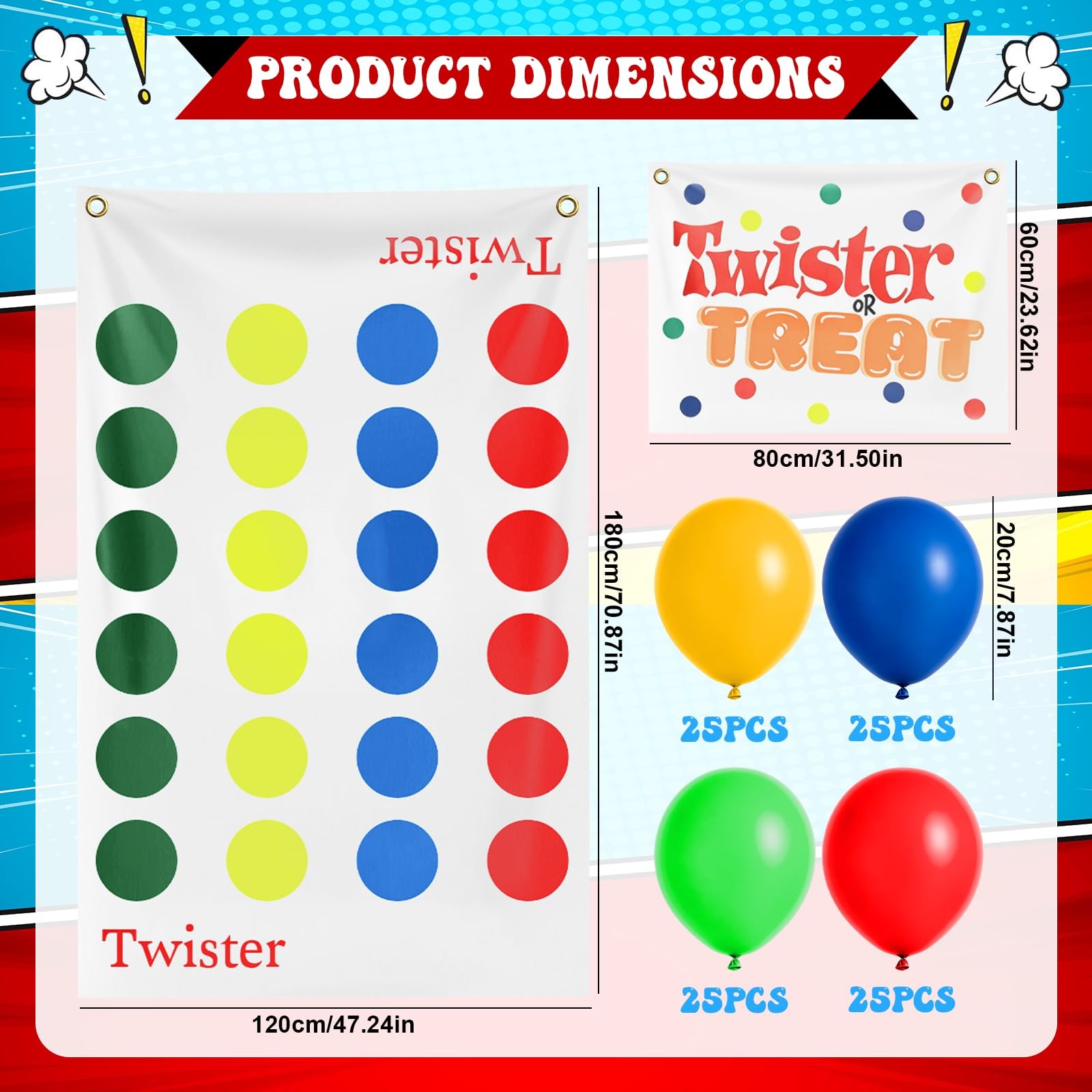 Gaiaring Halloween Trunk or Treat Car Decorations Kit, Dot Game Themed ...