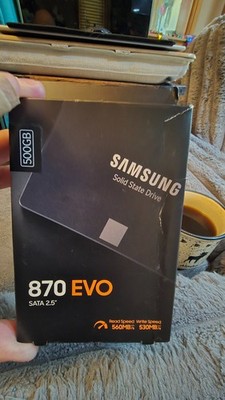 Samsung 870 EVO 2.5'' 500GB SATA SSD - Black (MZ-77E500E)