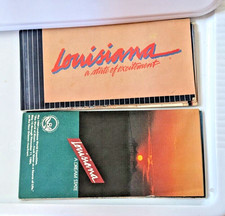 2 Vintage Louisiana Official State Maps- 1984 World Exposition