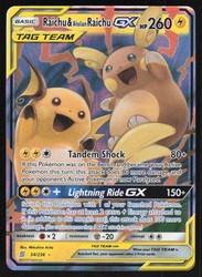 Raichu & Alolan Raichu GX 54/236 Unified Minds