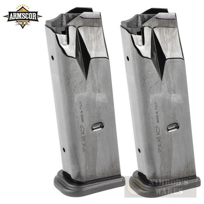 TWO Act-Mag Armscor/RIA Para-Ordnance P14 & 1911 .45ACP 10-Rd MAGAZINES 54171-10