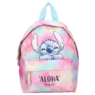 Disney Stitch Rucksack ''Aloha'' Mädchen rosa 31 x 22 x 9 cm