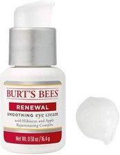 Burt's Bees Renewal Smoothing Eye Cream DCd Formula 0.58 oz / 16.4 gm NEW IN BOX
