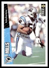 Sam Mills 1996 Collector's Choice #111 Panthers NFL READ FREE SHIP AutographDen