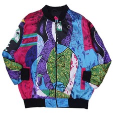 Vintage Ladies 90s Art Picasso Bomber Jacket Full Zip