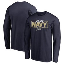 Men's Navy Navy Midshipmen We Are Icon Long Sleeve T-Shirt