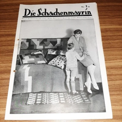 „DIE SCHACHENMAYRIN“ MONATSSCHRIFT WOLLSACHEN VINTAGE MODE 1/1930 - Bild 1 von 3