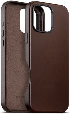 Hülle für iPhone 16 Pro Leder 6,3 Zoll, Ölwachs Top-Grain Leder