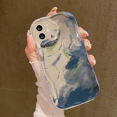 Coloful Wavy Edge Case For Xiaomi Redmi Note 12 11 10 9 Pro 12S 11S 10S 10C 12C