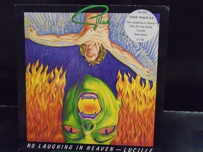 GILLAN '' NO LAUGHING IN HEAVEN  '' 4 TRACK E.P.  MINT COND.IN Or.PIC SL.