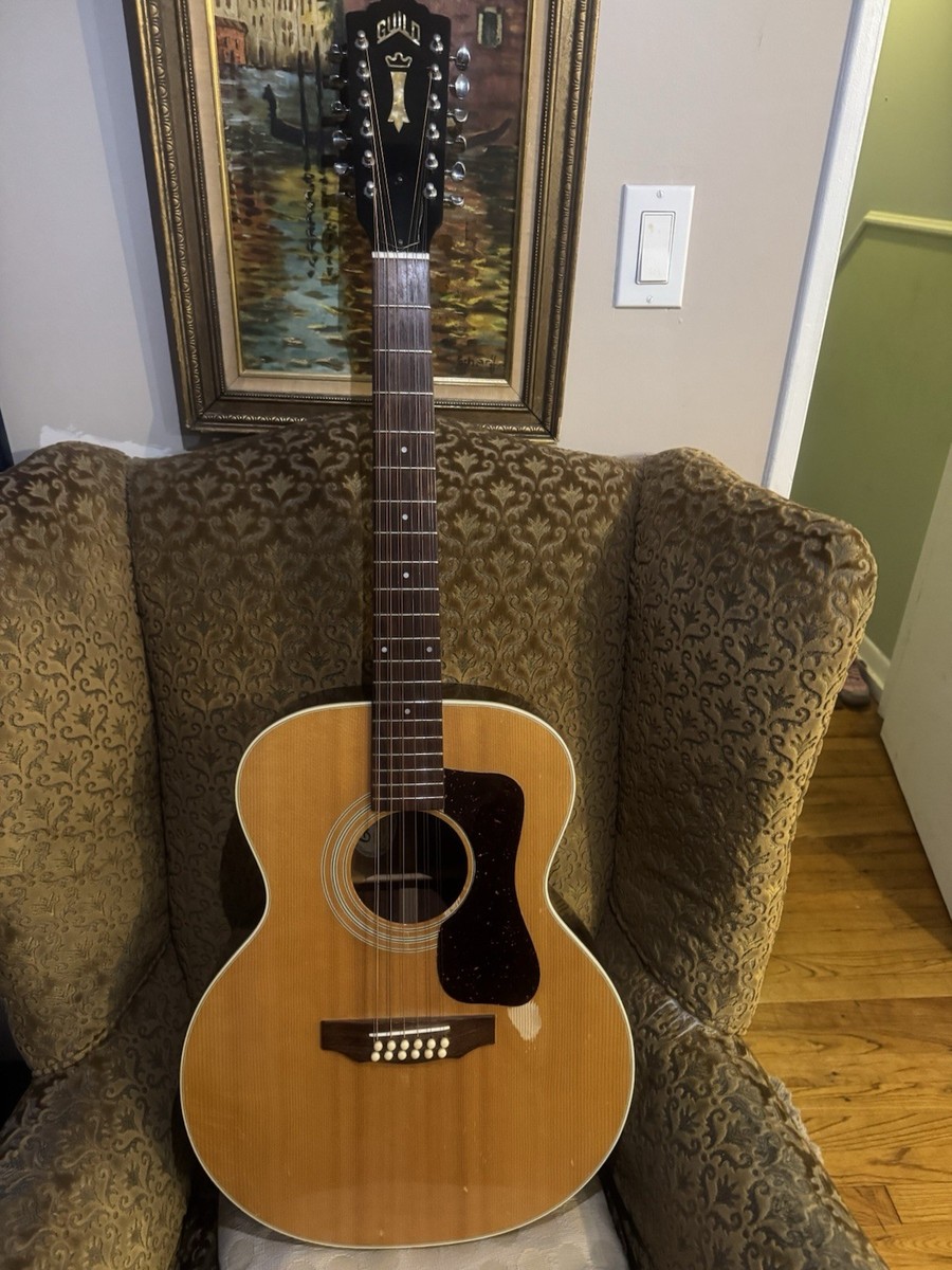Guild F212 NT 1975 Vintage 12 String Electric Guitar w/Hard Case