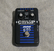 EBS MultiComp Dual Band Compressor Bass Guitar Pedal EXCELLENT CONDITION