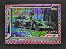 2025 Topps Chrome F1 GABRIEL BORTOLETO 232/250 RC Pink Checker Flag Refractor#92