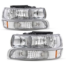 Headlightsbumper Lamps For 1999-2002 Chevy Silverado 2000-2006 Suburban Tahoe