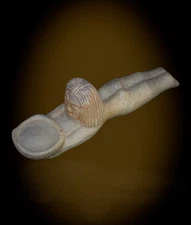 Authentic Ancient Egyptian Antiques God River Nile Swimmer Tail Figure BC