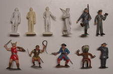 Vintage 1960s MARX Figures Grouping - WOWs, Presidents - 11 Pieces