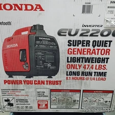Honda EU2200i - 1800 Watt Portable Inverter Generator w/ Bluetooth & CO-MINDER