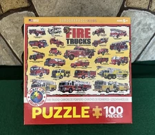 EuroGraphics Kids - Fire Trucks - 100 Pieces - Complete
