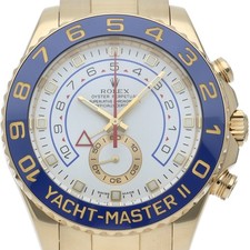 ROLEX Yacht-Master II Watch, Early Model 116688 18K Yellow Gold mensWatch wh...