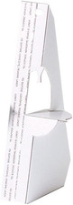 Self-Stick Easel Back, 12 Inches, White, Package of 5 328-3012 Black