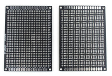 4 pcs Black Double Sided Universal PCB Proto Prototype Perf Board 5*7 5x7 cm