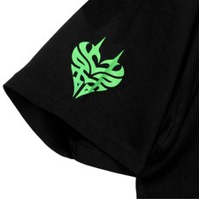 LISTEN FLAVOR Black/Neon Dragon China T-Shirt