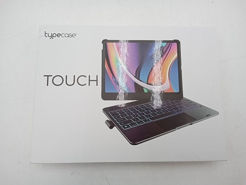 typecase Touch Keyboard Case for iPad 9th Gen 10.2",  Pro 10.5" Black