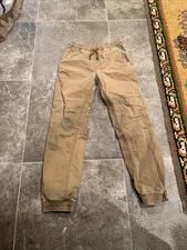 WONDER NATION BOYS PANTS / XL / Tan / cotton and spandex