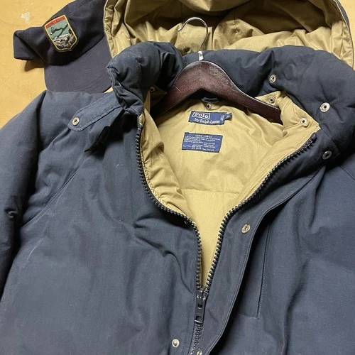 90s Polo Ralph Lauren Downhill Suicide Ski PARKA & LONG BILL USA MADE XL (READ) image 6