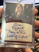 TARA FITZGERALD AS SELYSE BARATHEON 2024 RITTENHOUSE GOT AUTO Q3474 Game Thrones