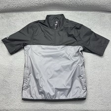 Adidas Golf Climastorm CY7444 Mens Medium Wind resistant 1/4 Zip Pullover jacket