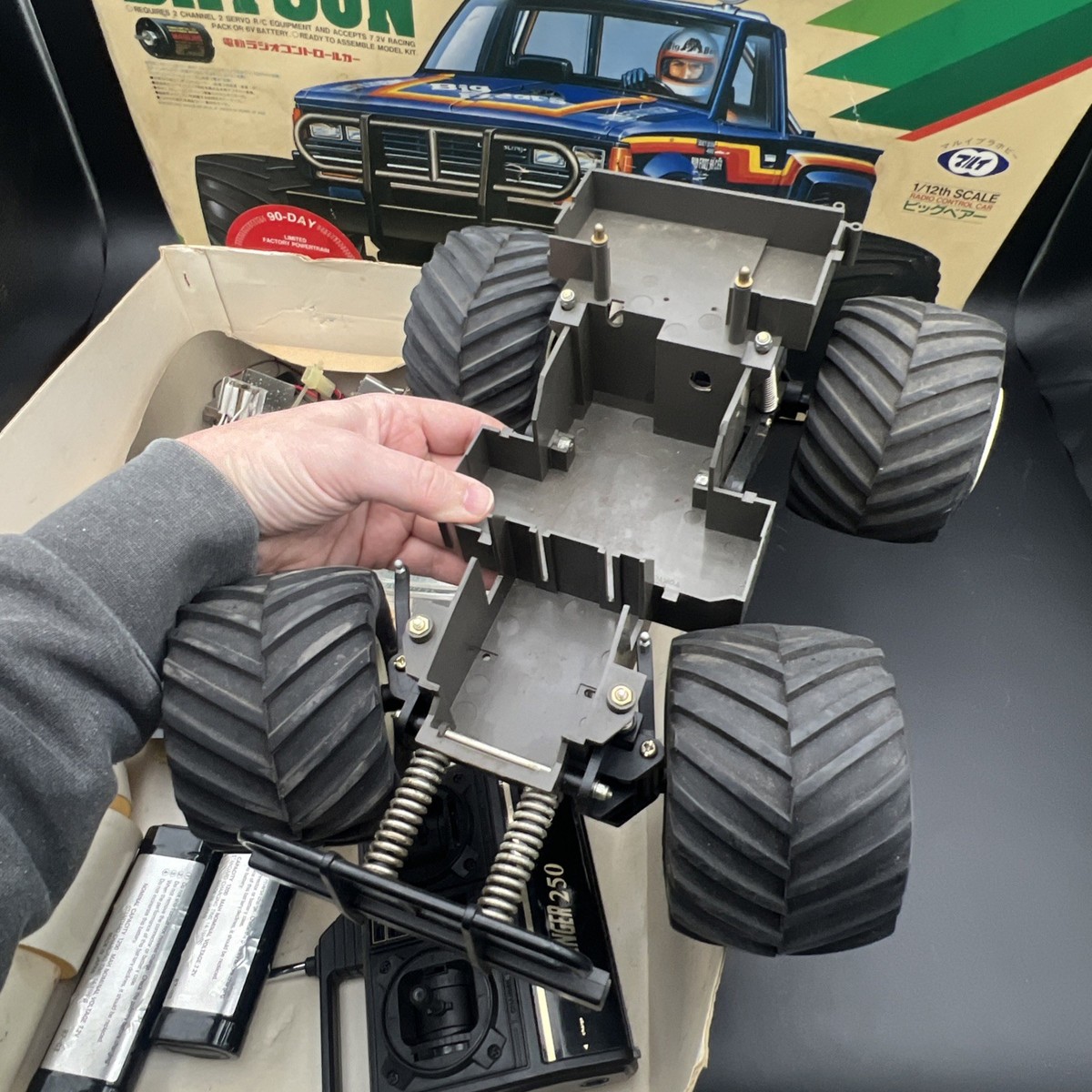 Vintage Marui Big Bear Monster Truck Pre-built Kit with Remote