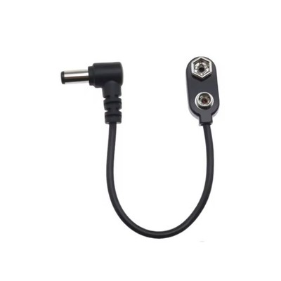 9V Battery Connector Converter Cable Negative Center for Guitar Effects Pedals