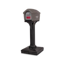 Dig-Free Easy Up Home Mailbox, Graystone/Black, Made in The USA