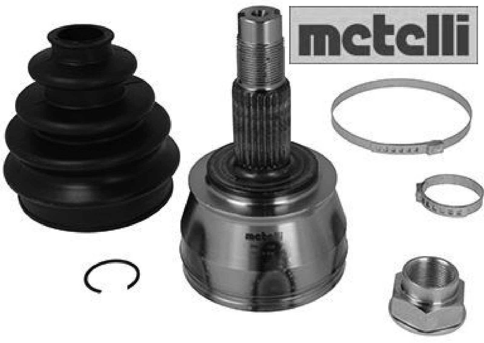 metelli 15-1616 Gelenksatz für Antriebswelle Vorderachse Vorne
