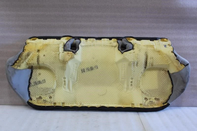 2013 2014 2015 JAGUAR XF REAR SEAT BOTTOM CUSHION GRAY LEATHER - Image 4 of 4